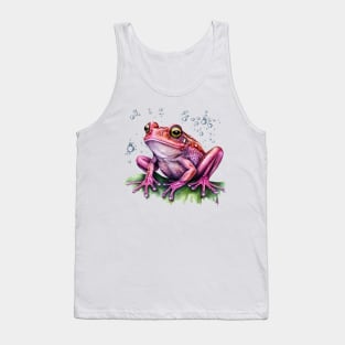 Pink Frog Tank Top